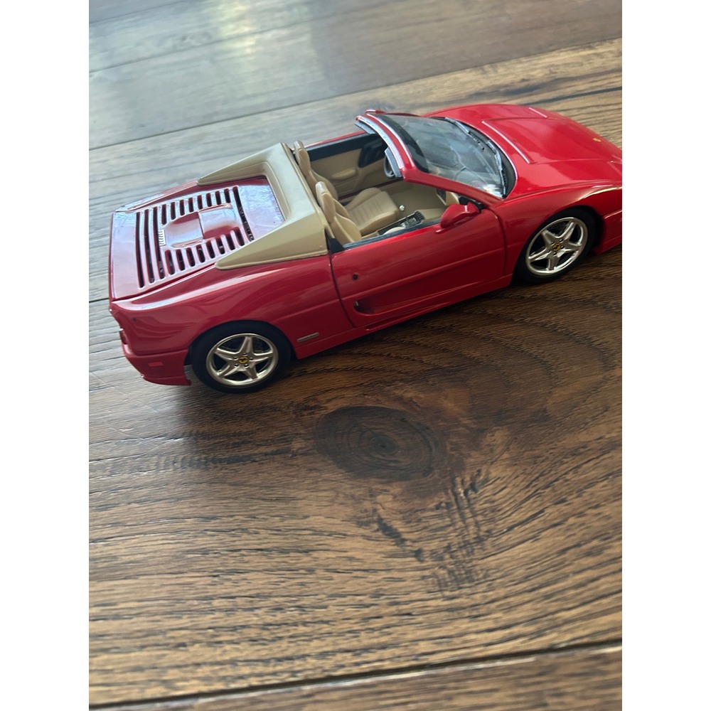 Hot Wheels 1998 Ferrari F355 Spider Red 1:18 Diecast Model Car Mattel - Picture 1 of 9
